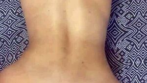 curly-haired brunette enjoys session with jess ksada