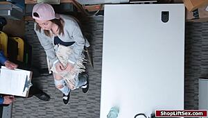 What happens when a teen shoplifter meets an officer's desk?