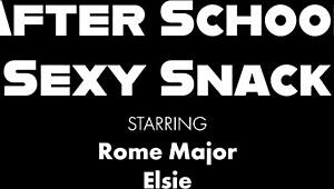 Curvy Rome Major Drills Elsie's Kenyan Slit, Oh My! Watch This!