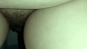 Pregnant pornstar in public toilet