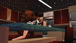 duane brown's maid gets the biggest black cock ever