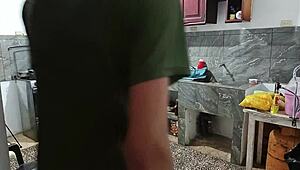 Perverted Neighbor Shows Everything While He Is There!