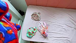 i hired this latina maid and she’s so naughty teasing me in that tiny short