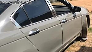 i picked up cheap slut from road, offered her ass to homie for arab group 3some