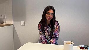 Library Girl with Glasses Has Secret Passion