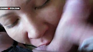 Sensual Oral Play with Young 18+ Chubby Brunette Ends in Facial