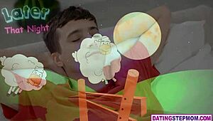 सौतेली माँ एलेक्सिस मेलोन कोज़ी होती है, सौतेला बेटा अंदर घुस जाता है