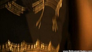 I saw this beautiful nude chick from Bollywood stripping and dancing, it's so cute!