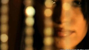 I saw this beautiful nude chick from Bollywood stripping and dancing, it's so cute!