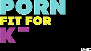 Horny Gamer Girl Kay Lovely Rides Her Roommate's Cock?