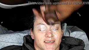 Dirtydees says guys night out means facial cumshot compilations