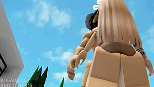 Robaddies - Audition N�3 - Sara Hot Colombian Girl Gives a Blowjob in the Swimming Pool