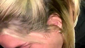 Latina Slut Sucks Cock in Public Bathroom!