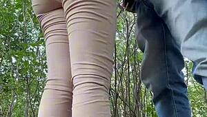 Yo, spent the weekend banging my neighbor in the woods outdoors