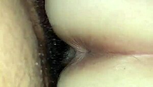 how deep is that big black cock going in bae making her squirt?