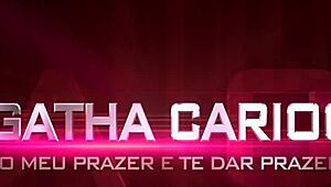 Agatha carioca inserting rexona into her pussy complete on red