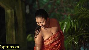 नॉटी भाभी बारिश वाले दिन देवर के साथ चीट करती है