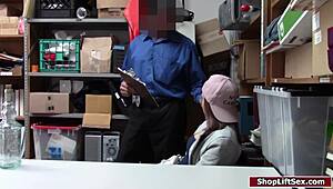 What happens when a teen shoplifter meets an officer's desk?