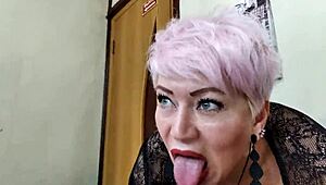 Unbelievable! Aimee, Hot MILF, Rules as Queen of Married Cocksuckers!