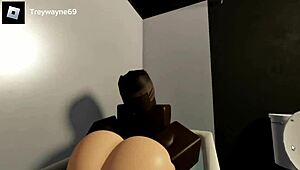 femboy pawg sucks monster black cock until he cums