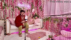 della cate visits nade nastys pink room for fun