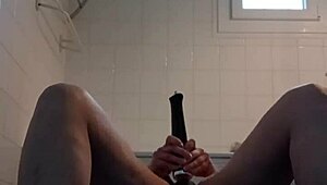 Hey, watch this housewife in 2025 get wild with outdoor masturbation!