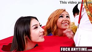 Latina milf bent over for hardcore fucking on fuckanytime tv.