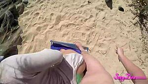Yo, check sensual sea adventures with sexydea’s pov doggystyle on the beach