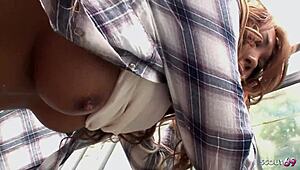 जापानी ब्यूटी, टैनड पेटाइट 18+ टीनी को क्लासमेट से आउटडोर क्रीमपाई में ट्रिक किया जाता है। फुल अन्सेन्सर्ड जेवी पॉर्न मिशनरी स्टाइल में।