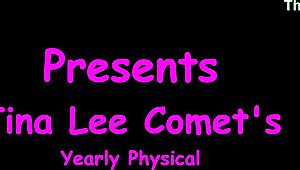 OMG Tina Lee Comet so shy at gyno exam with Doctor Tampa & Nurse Angel Rose! 😳