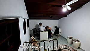 Student Seduced by Teacher for Desk Action During Test