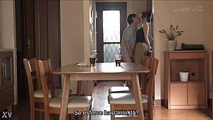 Kanna Misaki Teaches Virgin Brother Kissing in Intimate Family Lesson.