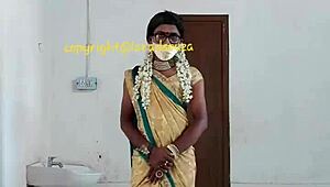 इंडियन क्रॉसड्रेसर मॉडल लारा डसौजा साड़ी वीडियो में स्टन्स