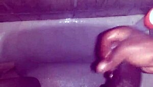 relaxing in the shower with some personal bathing time