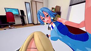 Hot Threesome With Cynthia and Clair in Uncensored Pokemon Porn