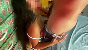 Latina Teases Step-Brother with Muff Diving and Blowjob Before Assfucking Doggystyle