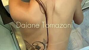 Dorm Bathroom Hookup with My Sexy Classmate in Fishnets