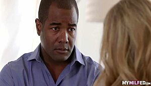 Dirty Cheating Wife Rides Big Black Cock in Neighborhood Affair