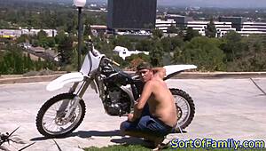 Busty Stepmilf Rides Cock Before Oral Play