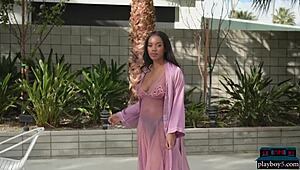 Two Amazing Ebony Models Selene Kitt and Mimi Desuka Show Off for Playboy