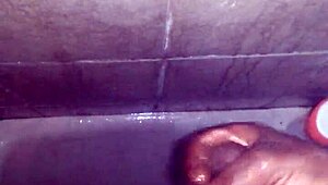 relaxing in the shower with some personal bathing time