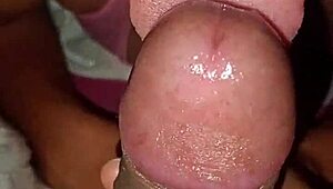 i'm suckin' this latina's dick with my tongue, teasin' it so good