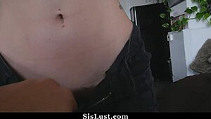 Big Stepbrother Stunned by Stepsister's Blowjob Skills in Sislust Scene