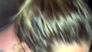 I gave her the whole cock in her mouth deepthroat until she swallowed all my cum