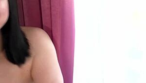 Athletic Pornstar In Lingerie Exercises On Bicycle Bouncing Boobs