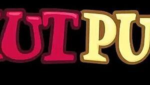 Teen babe Abby deep throated and reamed by older guy?