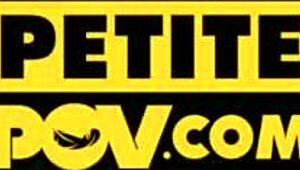 pov petite 18+ brunette miki torrez takes dick in tight cunt doggystyle