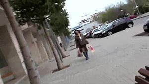 the housewife loves banging strangers in wild outdoor action