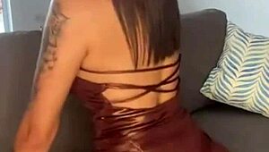 hotwife in lingerie touches herself for strangers