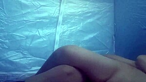 Intense Fucking My Stepsister In The Camping Tent With Cum